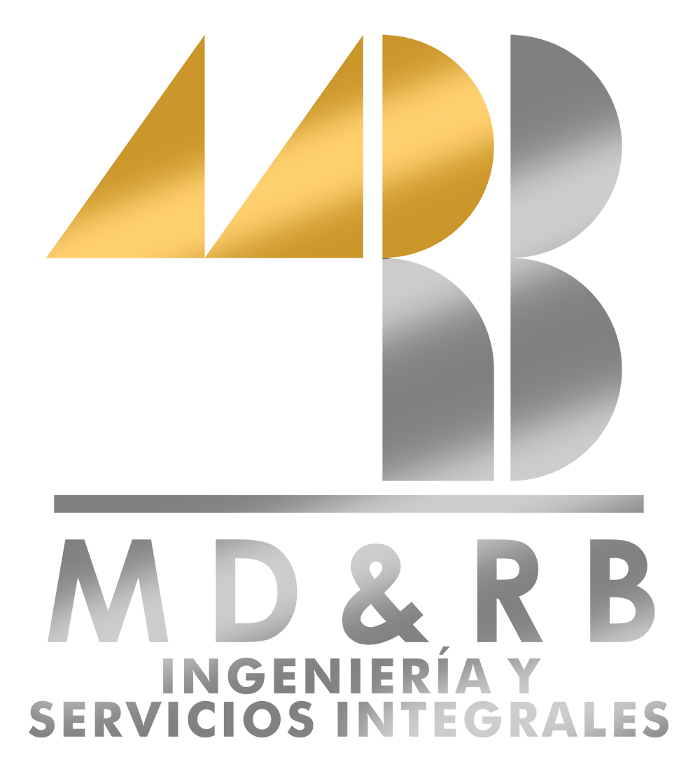 Logotipo Ingeniería y Servicios Integrales MD y RB Chile. Muebles a medida Marmolería Remodelaciones y ampliaciones